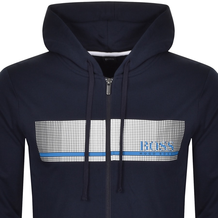 Alternative Image for ProductBOSS Bodywear Authentic Full Zip Hoodie Blue2